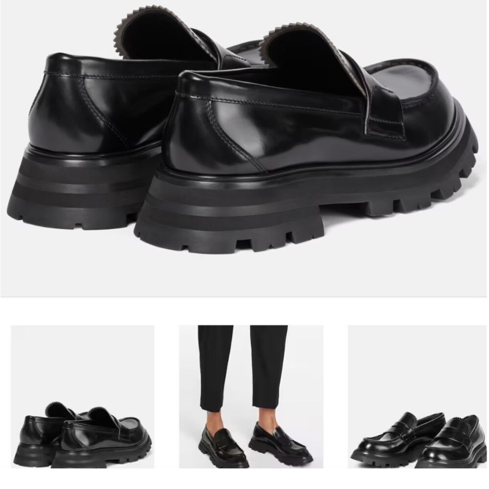 ALEXANDER MCQUEEN Wander leather loafers - Picture 2 of 5